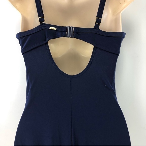 PANACHE one piece nautical swimsuit 34D - Picture 3 of 7